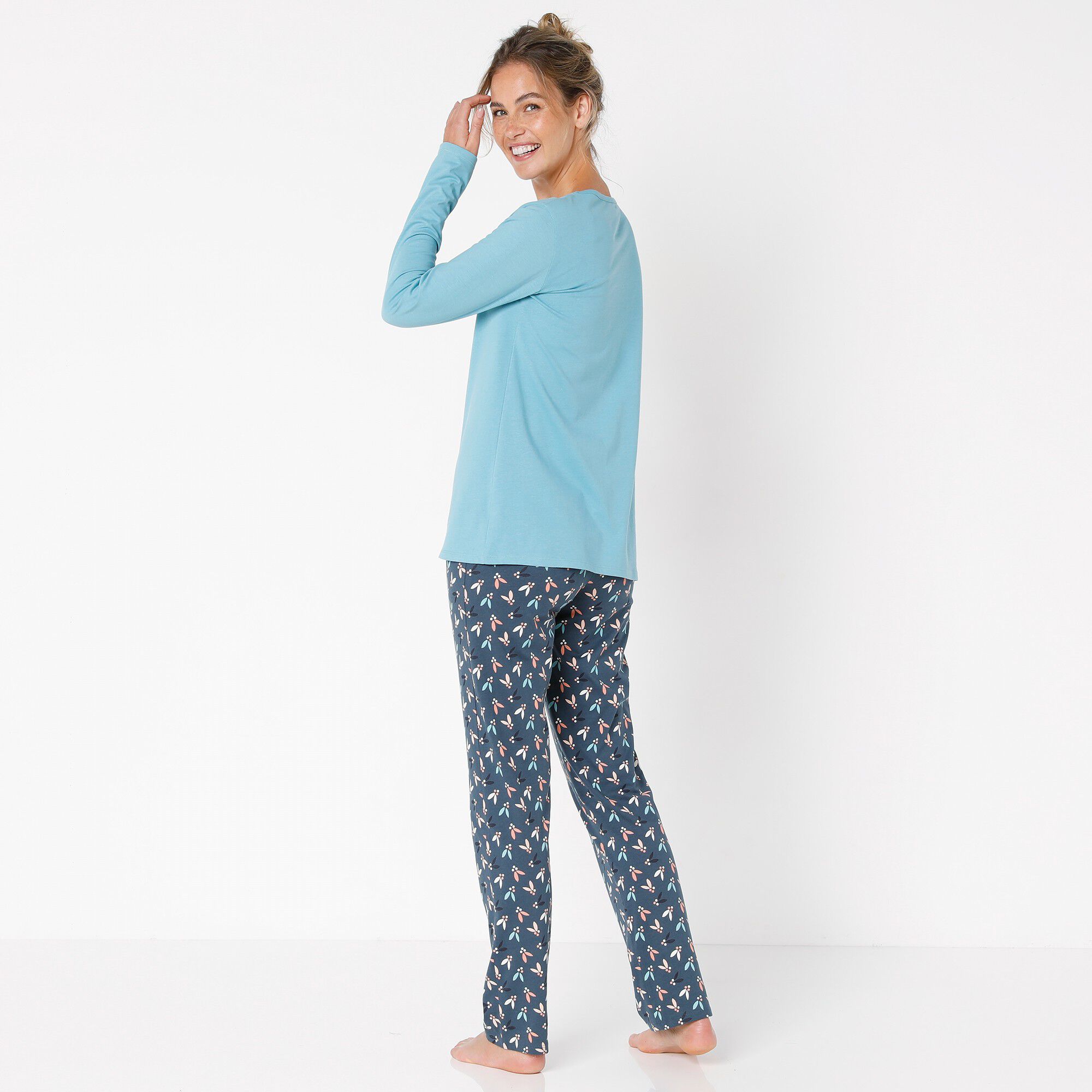 Pyjama imprimé ours avec pochon