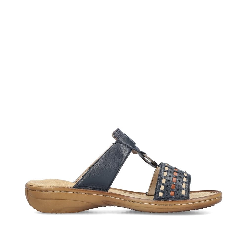 RIEKER Klassische Sandalen blau
