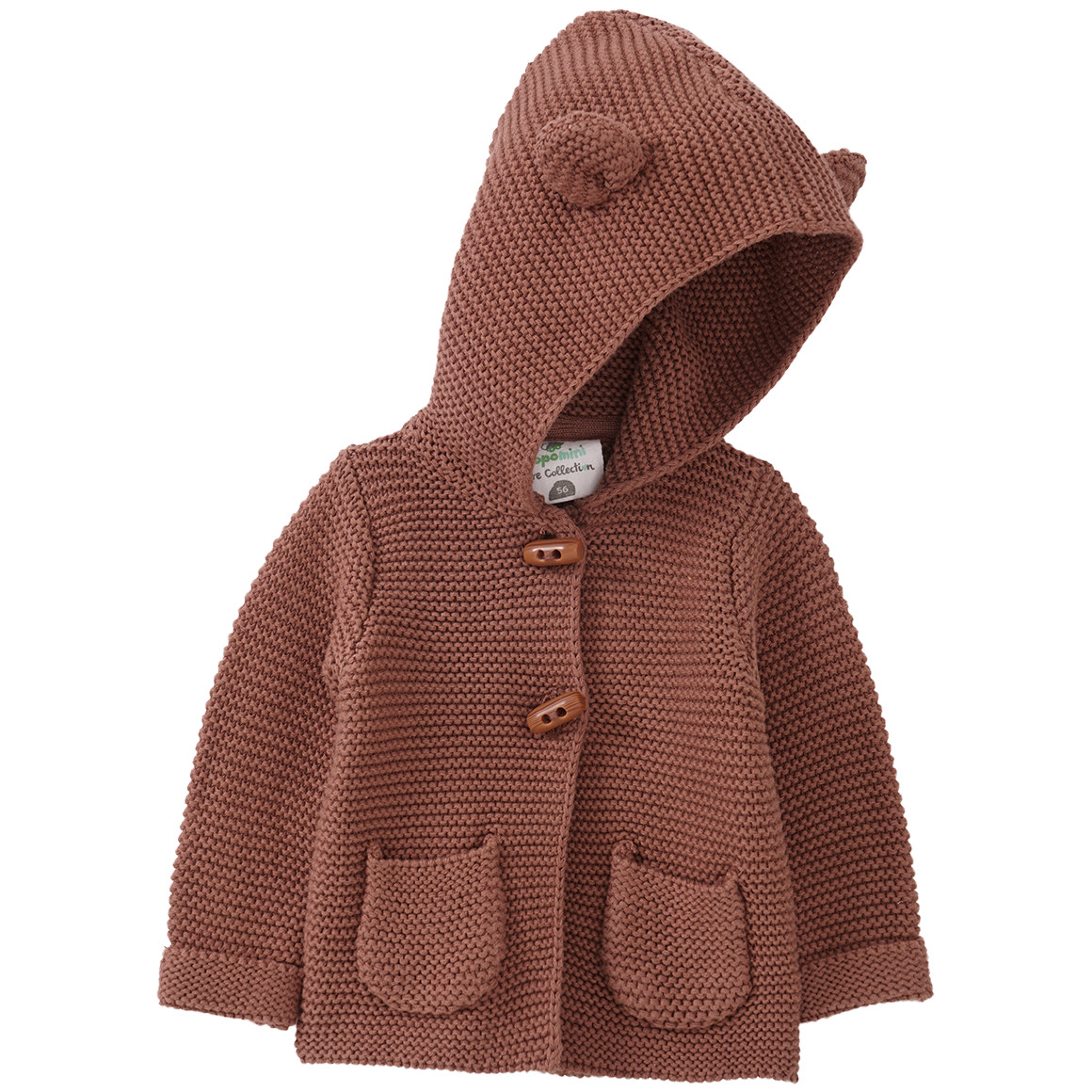 Newborn Strickjacke mit Öhrchen