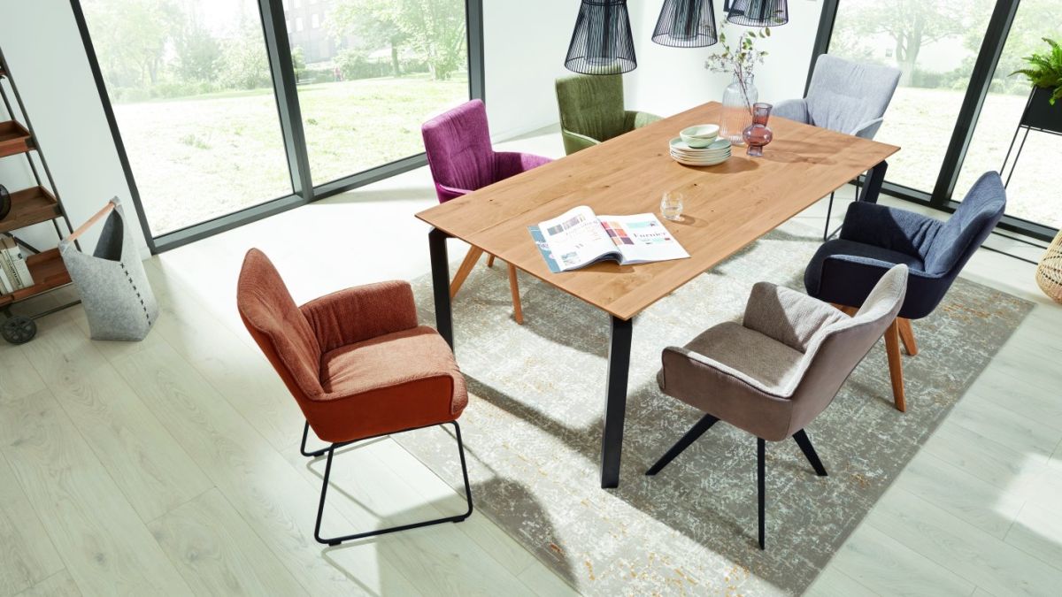 Interliving Drehbarer Vierfuß-Schalensessel IL 5111 Taupe