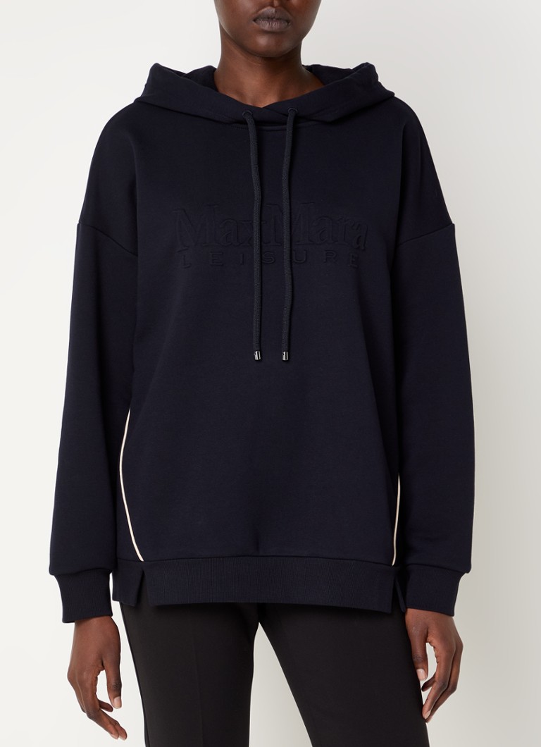 Hanorac MaxMara Flipper cu logo imprimat 3D