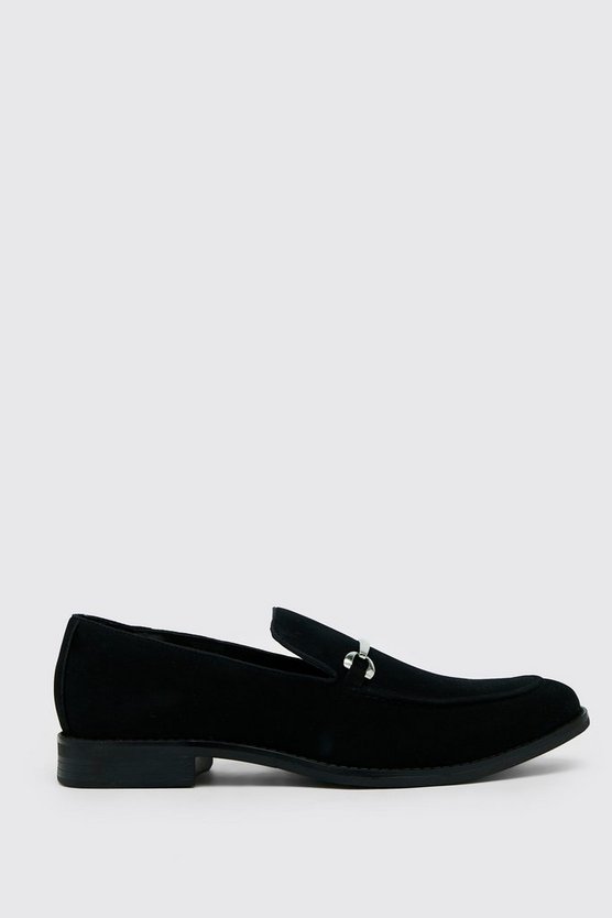 Loafer aus Wildlederimitat