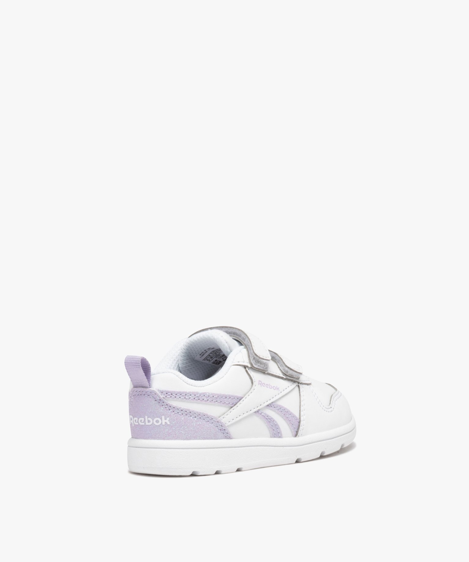 Baskets bébé fille à scratch - Reebok blanc | GEMO