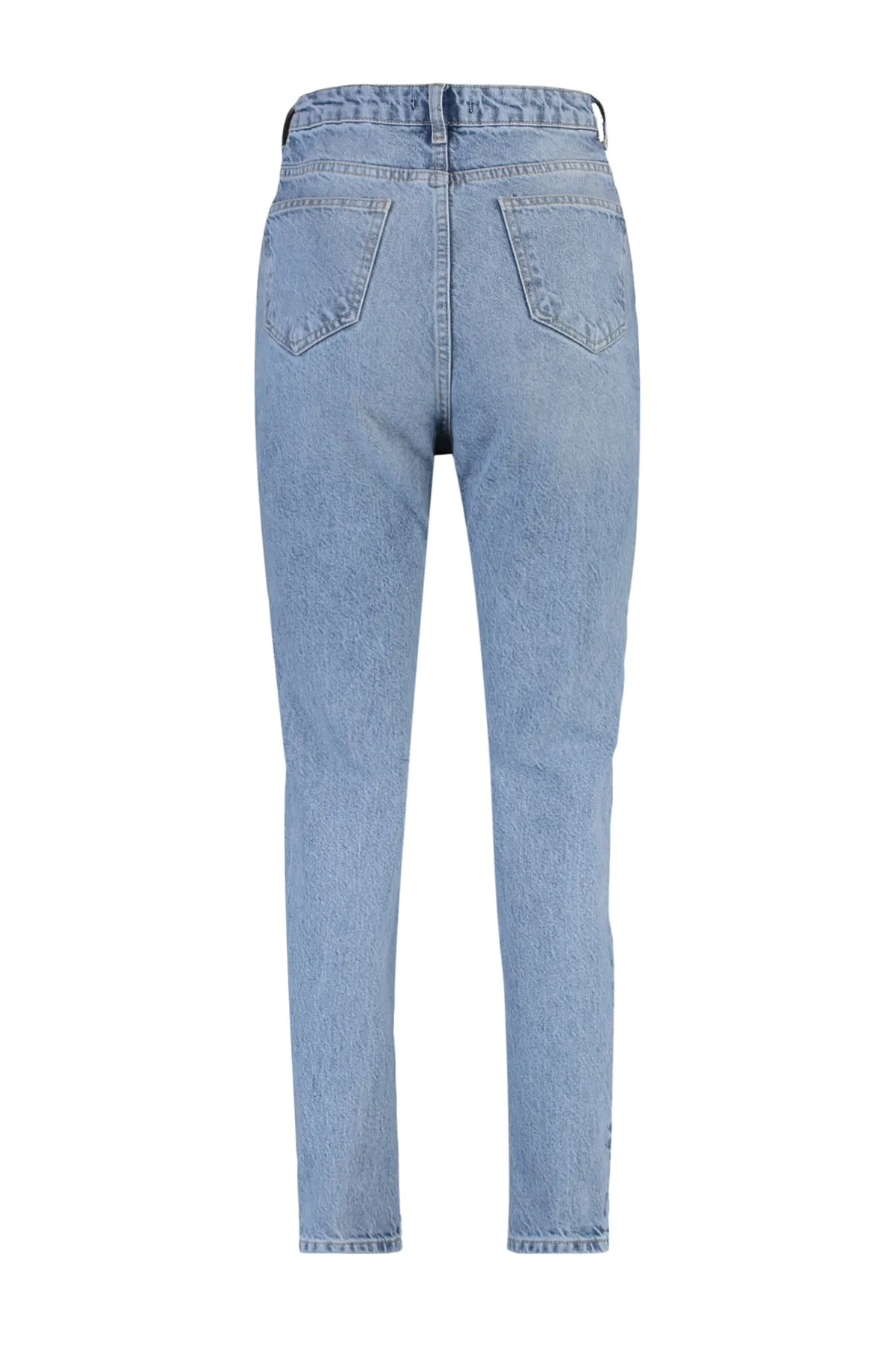 Trendyol Collection  Hellblaue High-Bel-Mom-Jeans TWOSS21JE0016