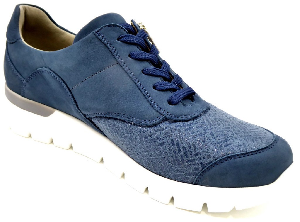 WALDLÄUFER Freizeit Schnürer blau
