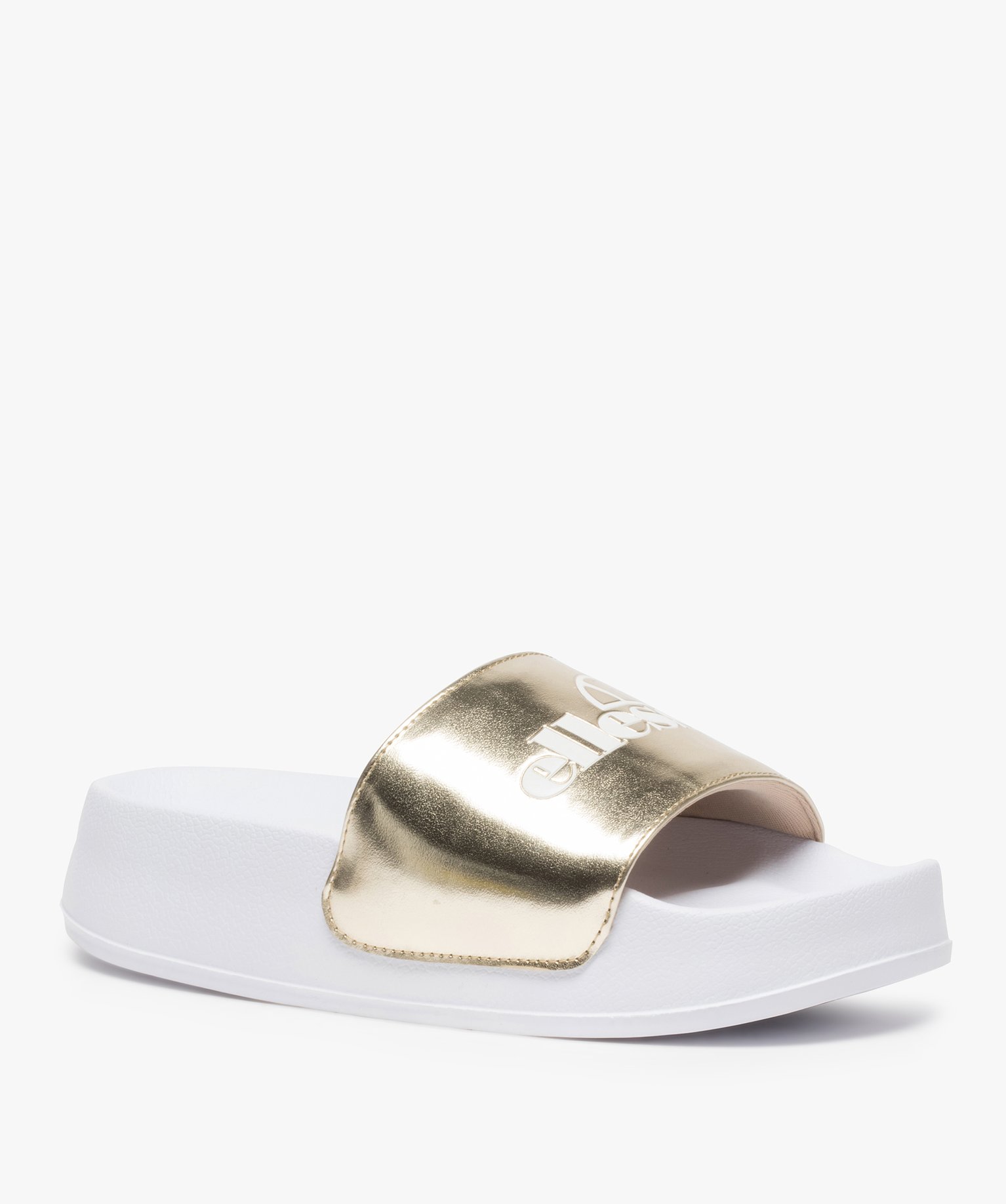 Claquettes femme à semelle plateforme – Ellesse blanc | GEMO