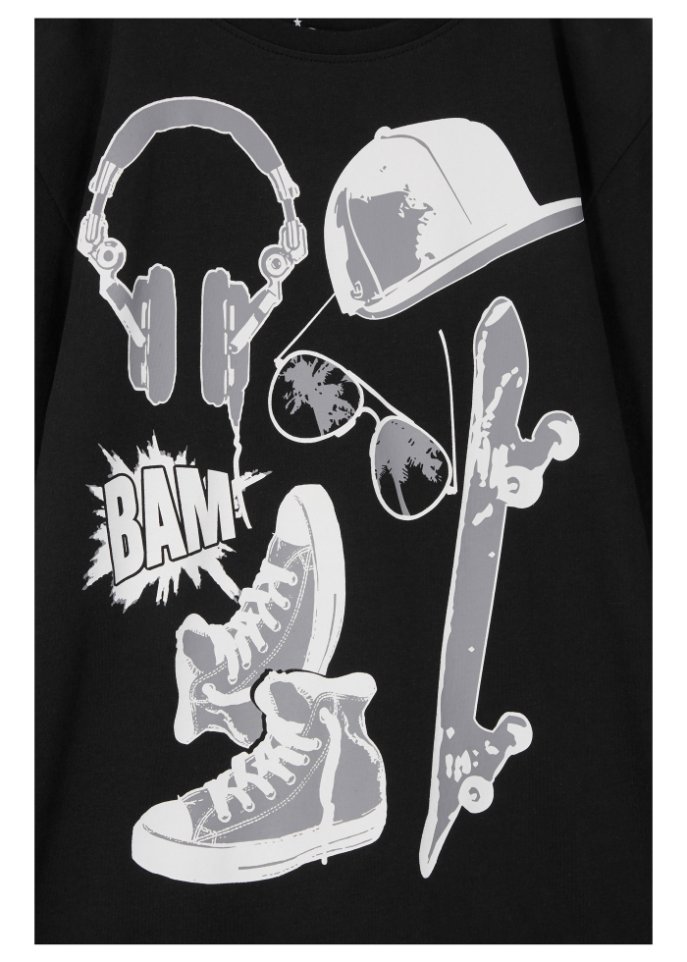 Jungen Langarmshirt aus Bio-Baumwolle (2er-Pack)