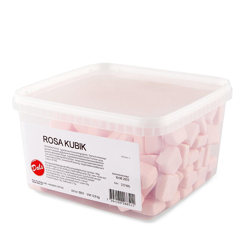 KnallGodt Skumpute rosa 0,9 kg