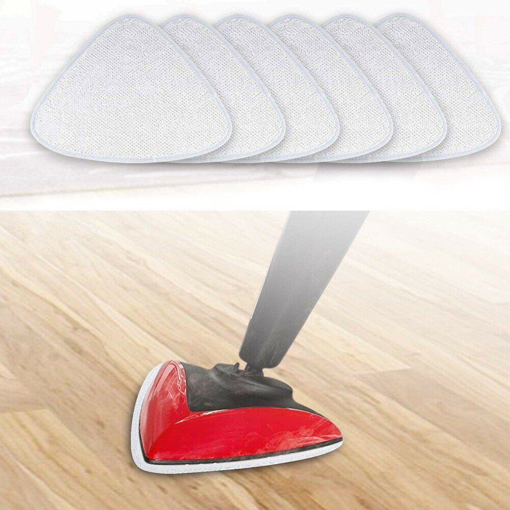 LETGOSPT Staubsaugerbeutel 6x Ersatzbezüge für Vileda Steam Dampfreiniger, Microfaserbezügen 100 Grad Hot Spray Steam Tücher