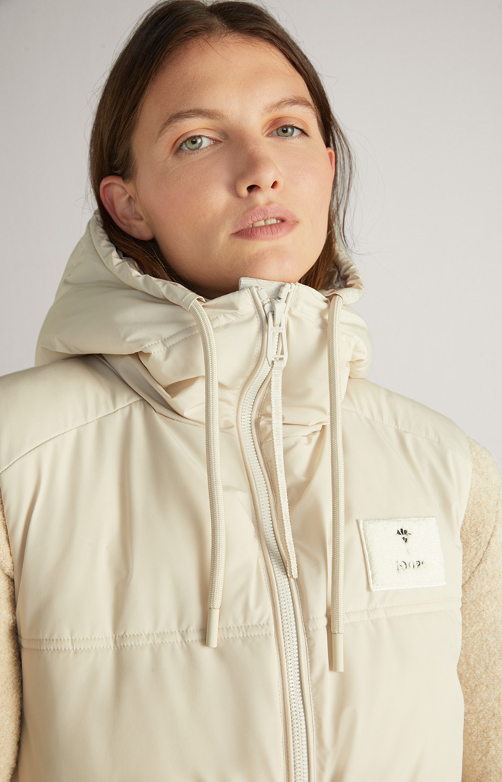 Steppweste in Offwhite