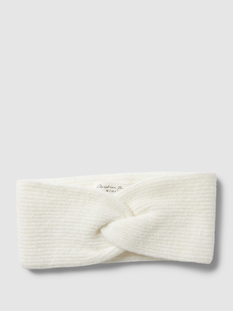 Stirnband mit Knotendetail in offwhite
