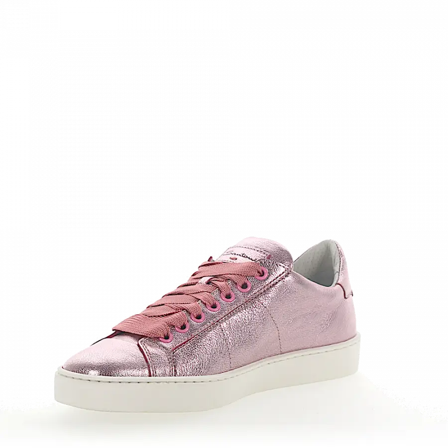 Santoni - Sneaker low Logo Metallisch rosa - pink