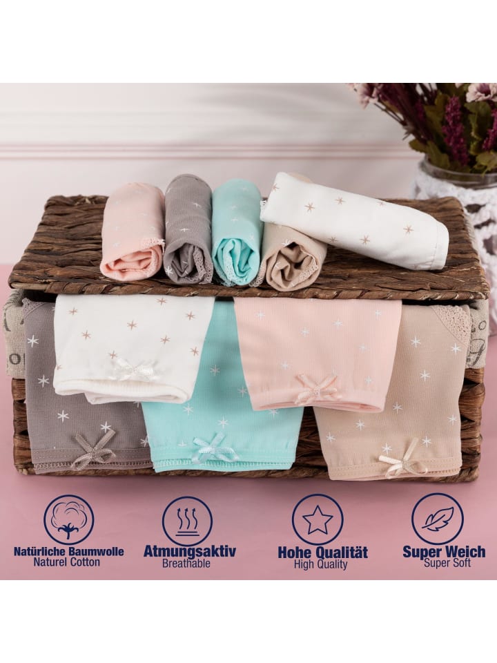 LOREZA 10er Set Slips - Sterne - Bunt günstig kaufen