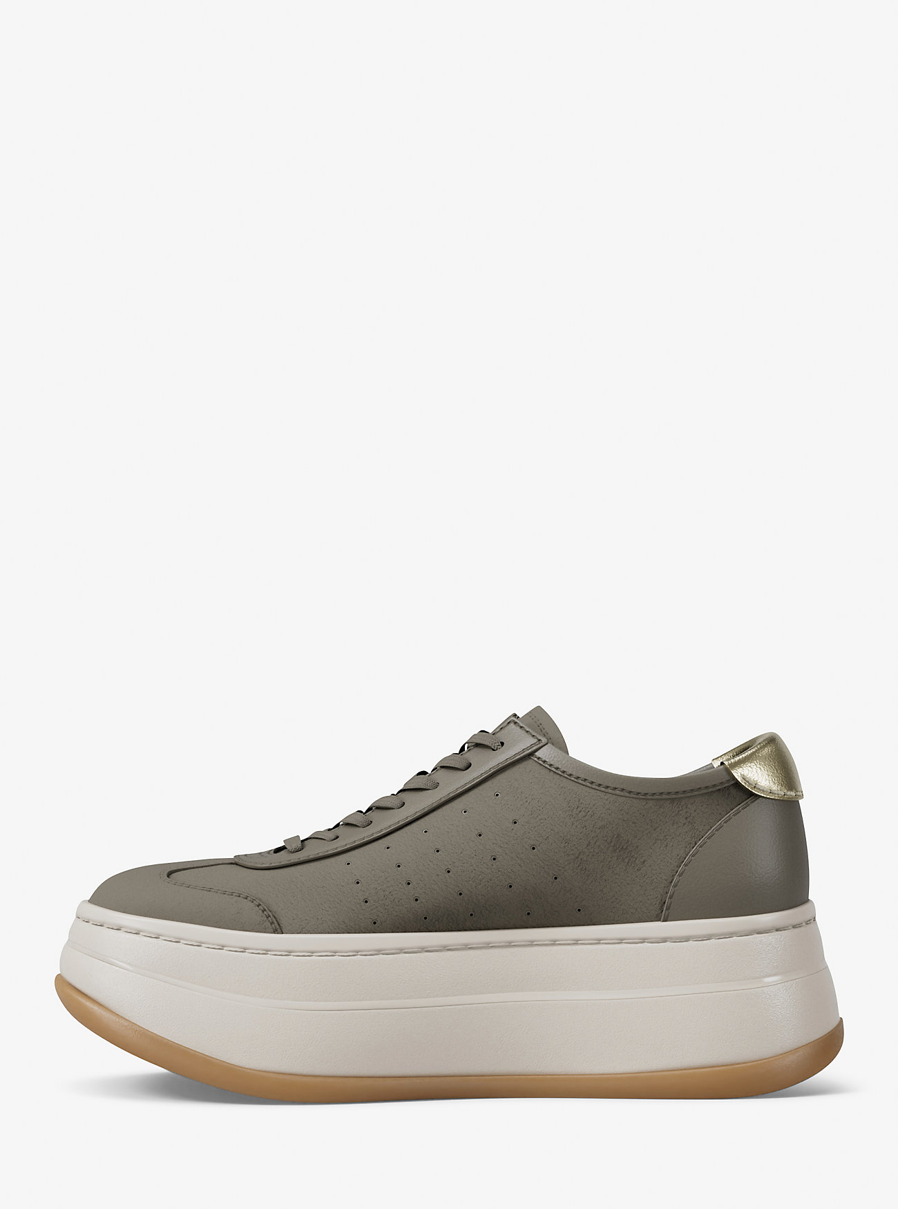 Sneakers con plateau in pelle Hayes - BIRCH