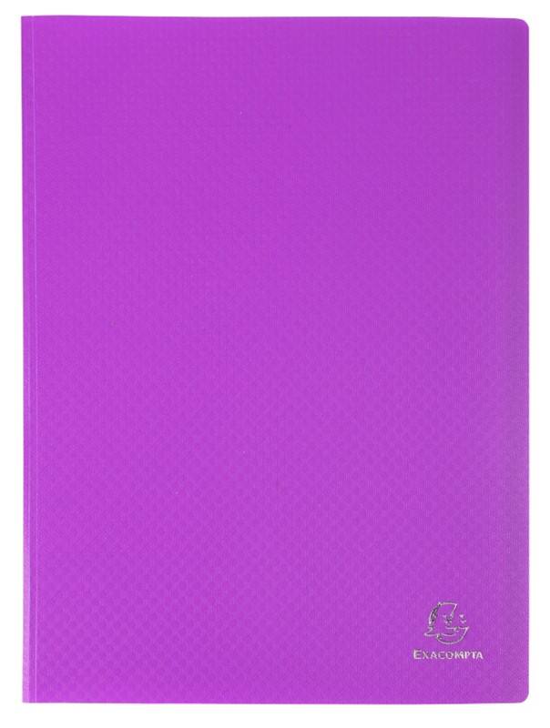 Exacompta OpaK Präsentationsmappe 50 Taschen DIN A4 Violett 10 Stück