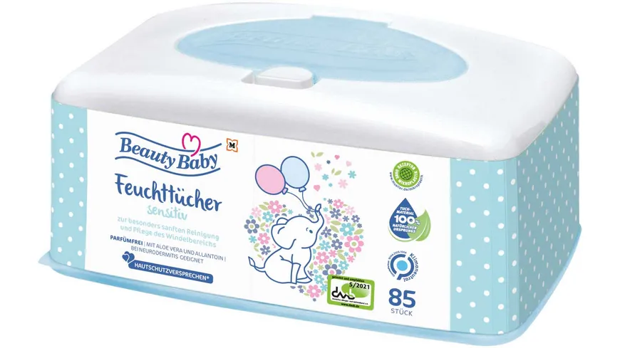 Beauty Baby Feuchttücher Sensitiv Pop Up Box