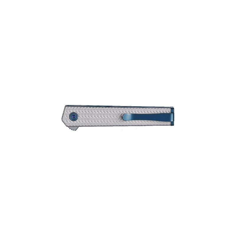 CRKT CEO Microflipper Silver Drop 7081