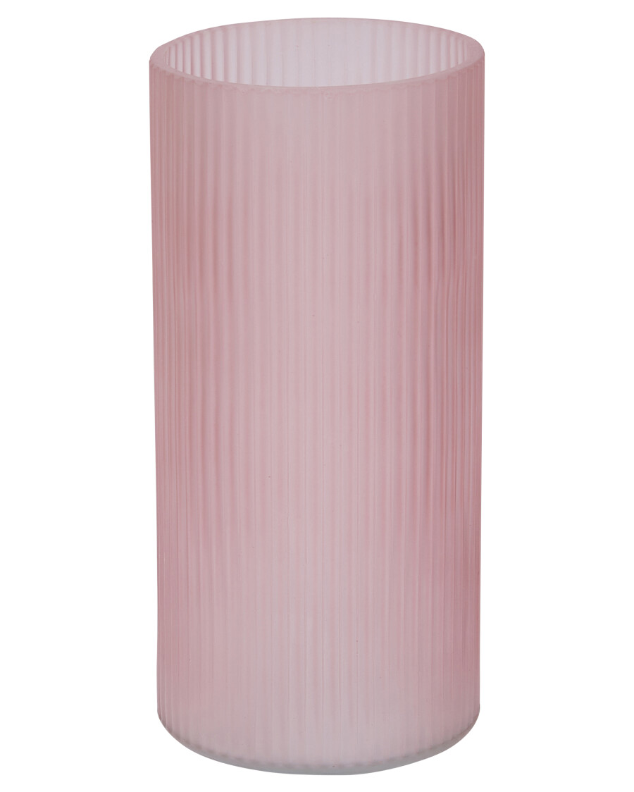 Geriffelte Glasvase
