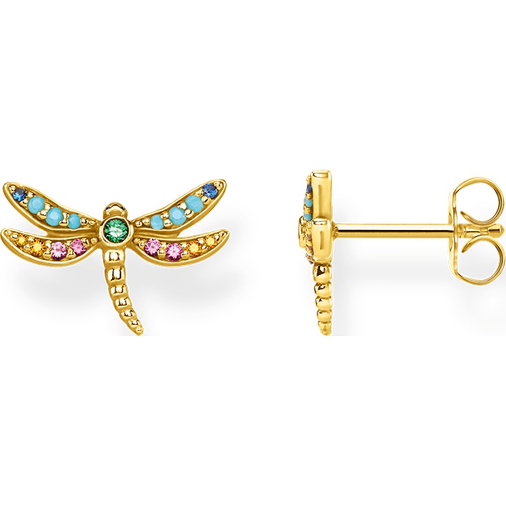 Thomas Sabo Boucles d'oreilles à fermoir à poussette 925 Argent Boucles d'oreilles