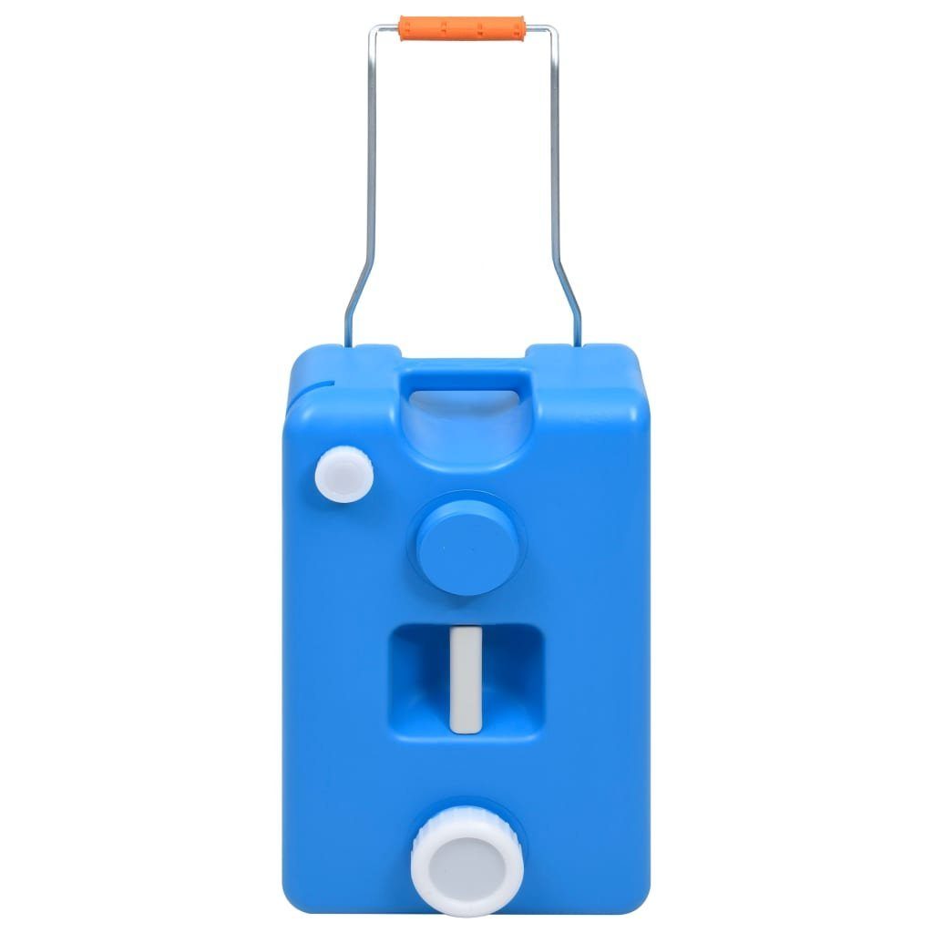 vidaXL Campingtoilette Abwasser Grauwasser Tank Camping Wassertank mit Rollen 25 L Blau Rollb