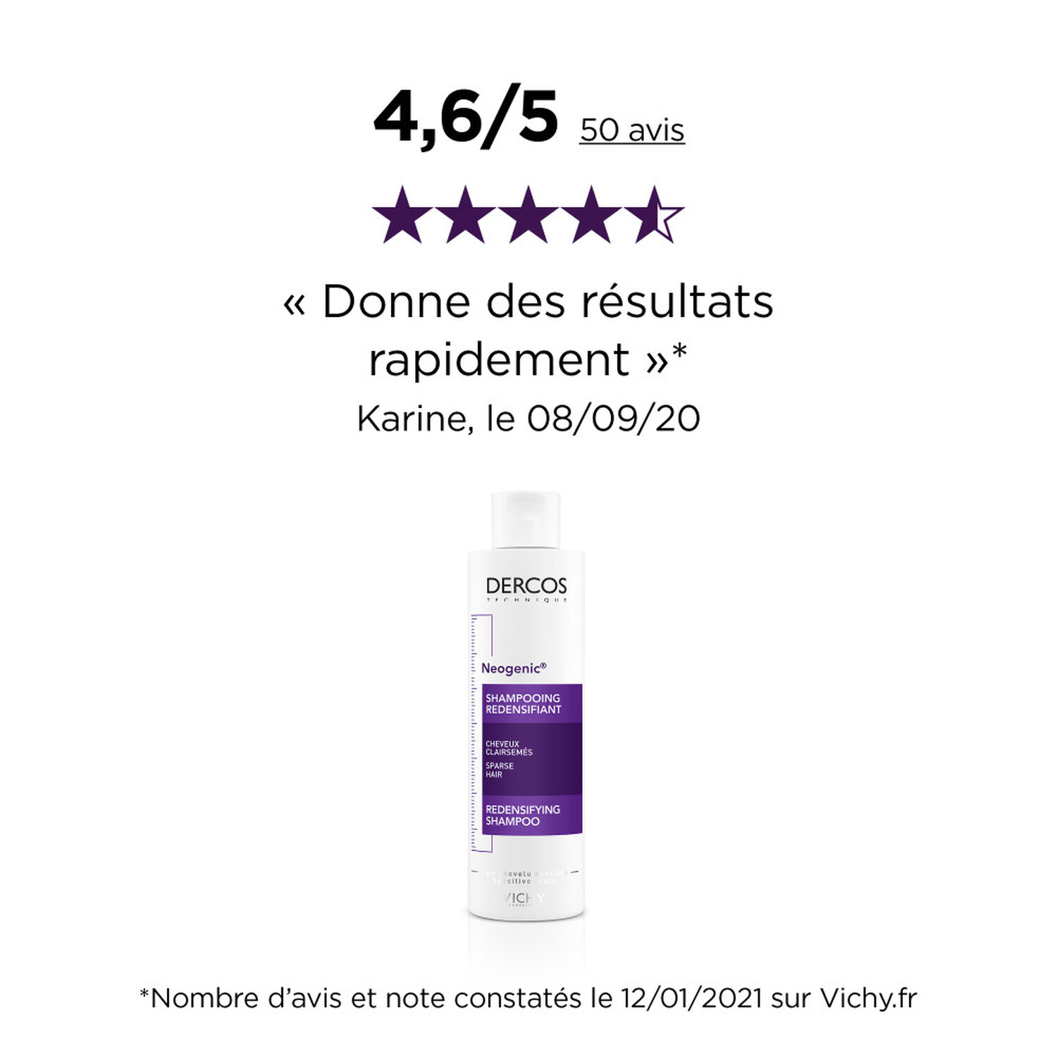 Vichy Dercos Technique Neogenic Shampooing Redensifiant 200 ml