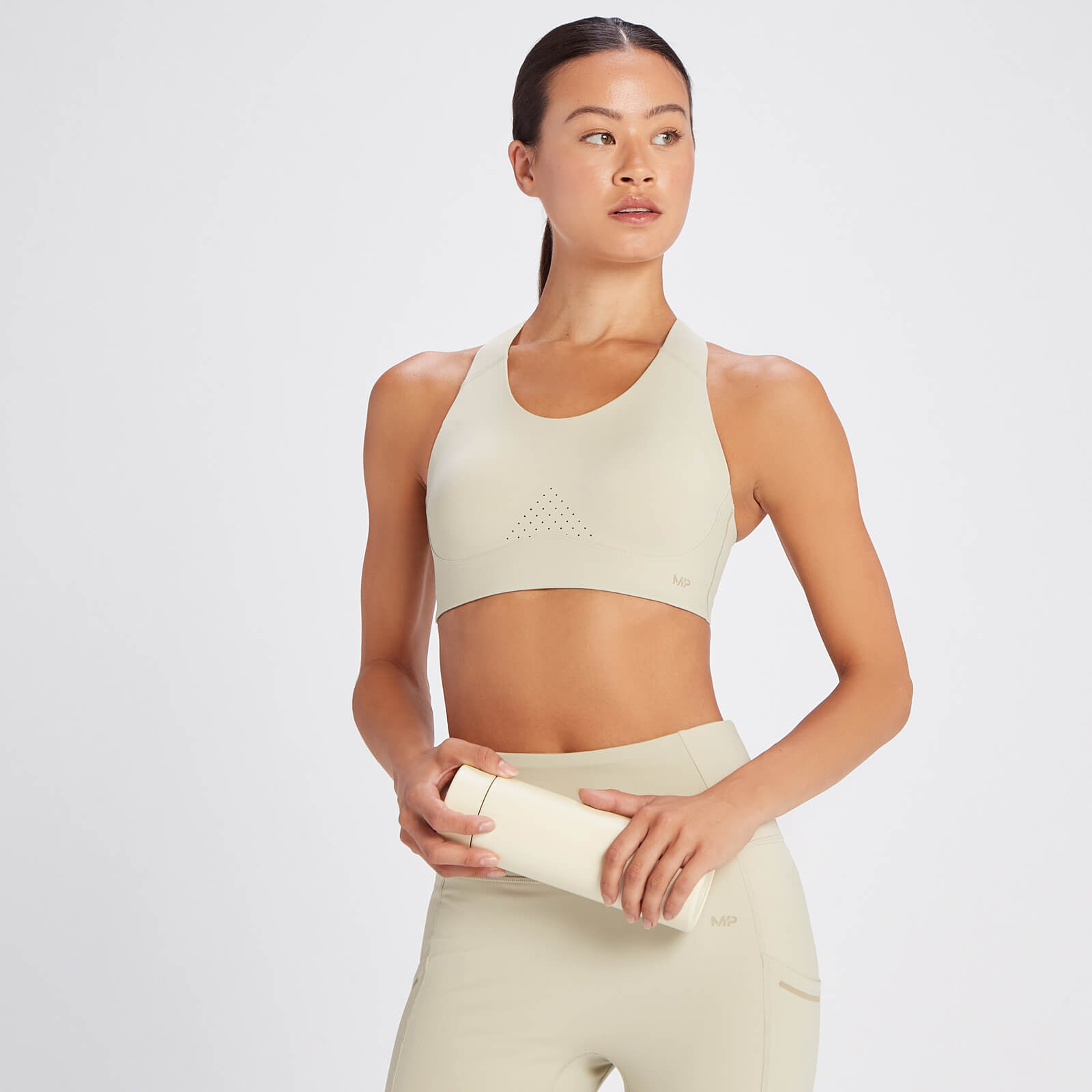 Brassière de sport MP Velocity Ultra pour femmes – Gris doux