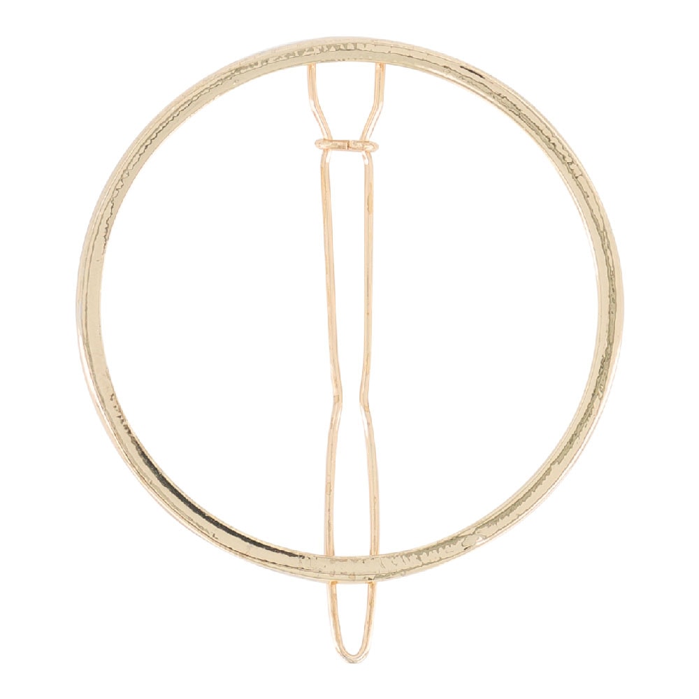 Bachca Barrette métal ronde Accessoire cheveux