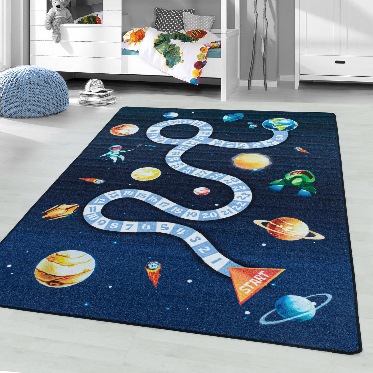 Ayyildiz Teppich, PLAY 2910, NAVY, 100 x 150 cm