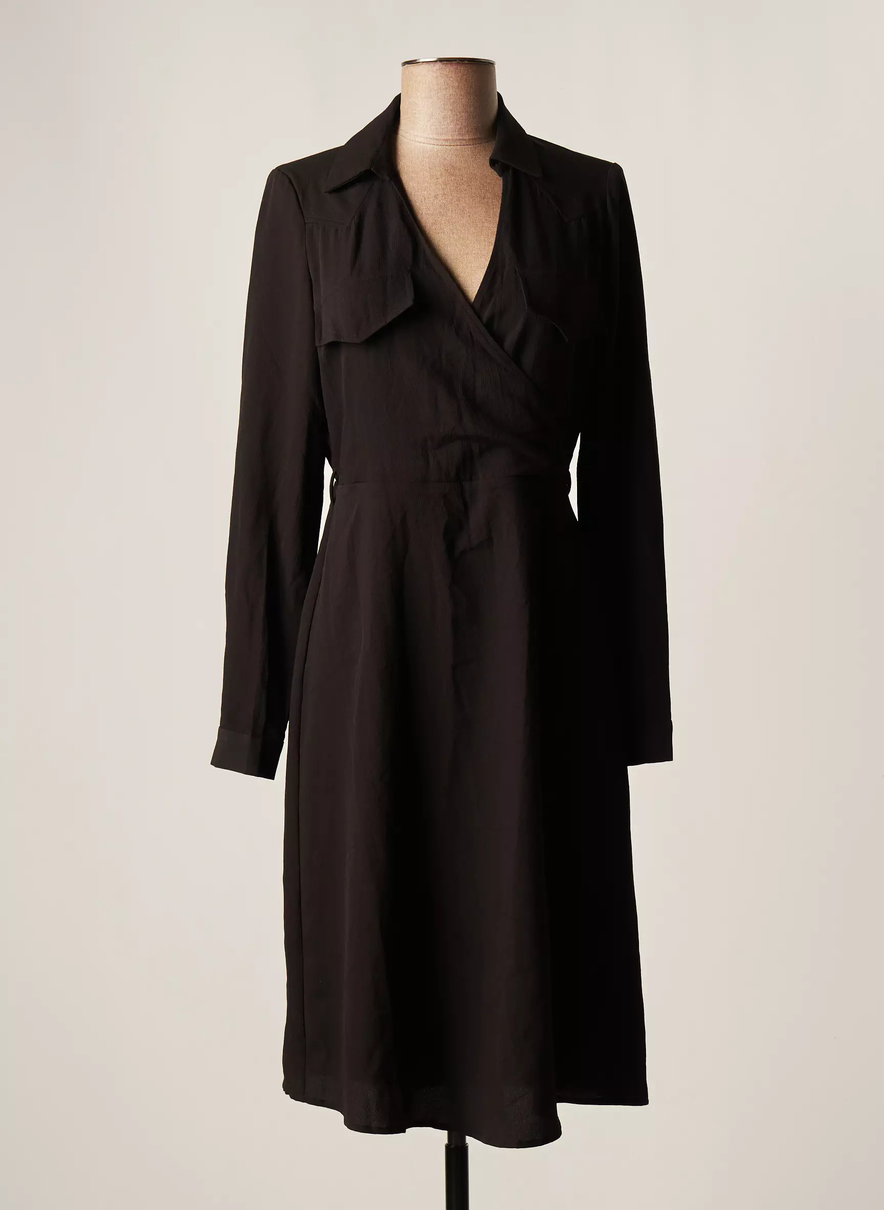 Vero Moda Robes Mi Longues Femme couleur noir