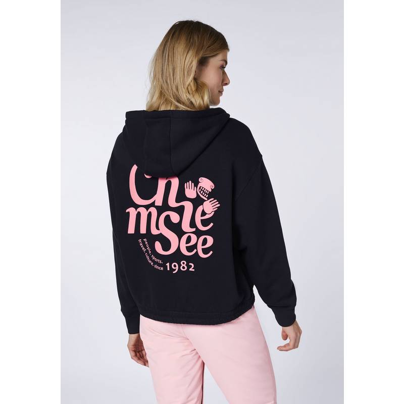 Chiemsee Loose-Fit Logo-Hoodie Sweatshirt Damen