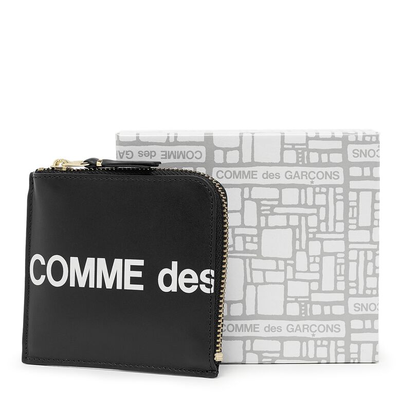 Comme des Garcons Wallet Huge Logo black