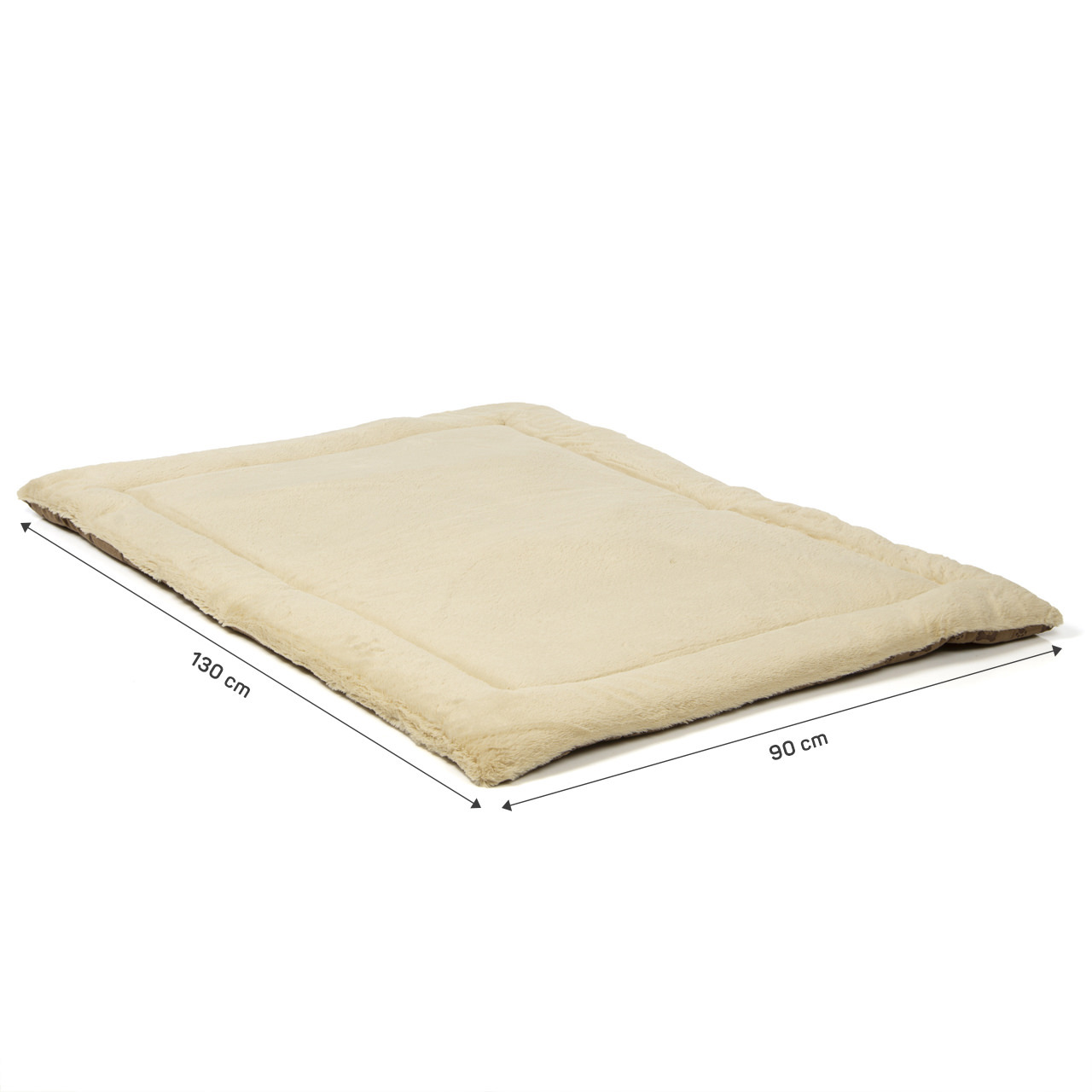 Wallace & Jones Hundebetten Wallace & Jones gepolsterte Plüsch Wendedecke Leeds XXL