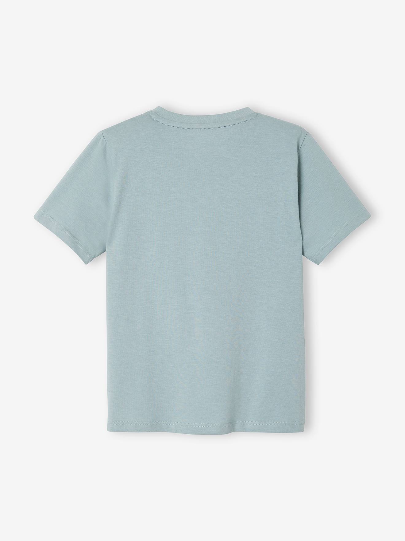 T-shirt imprimé Basics garçon manches courtes ocre