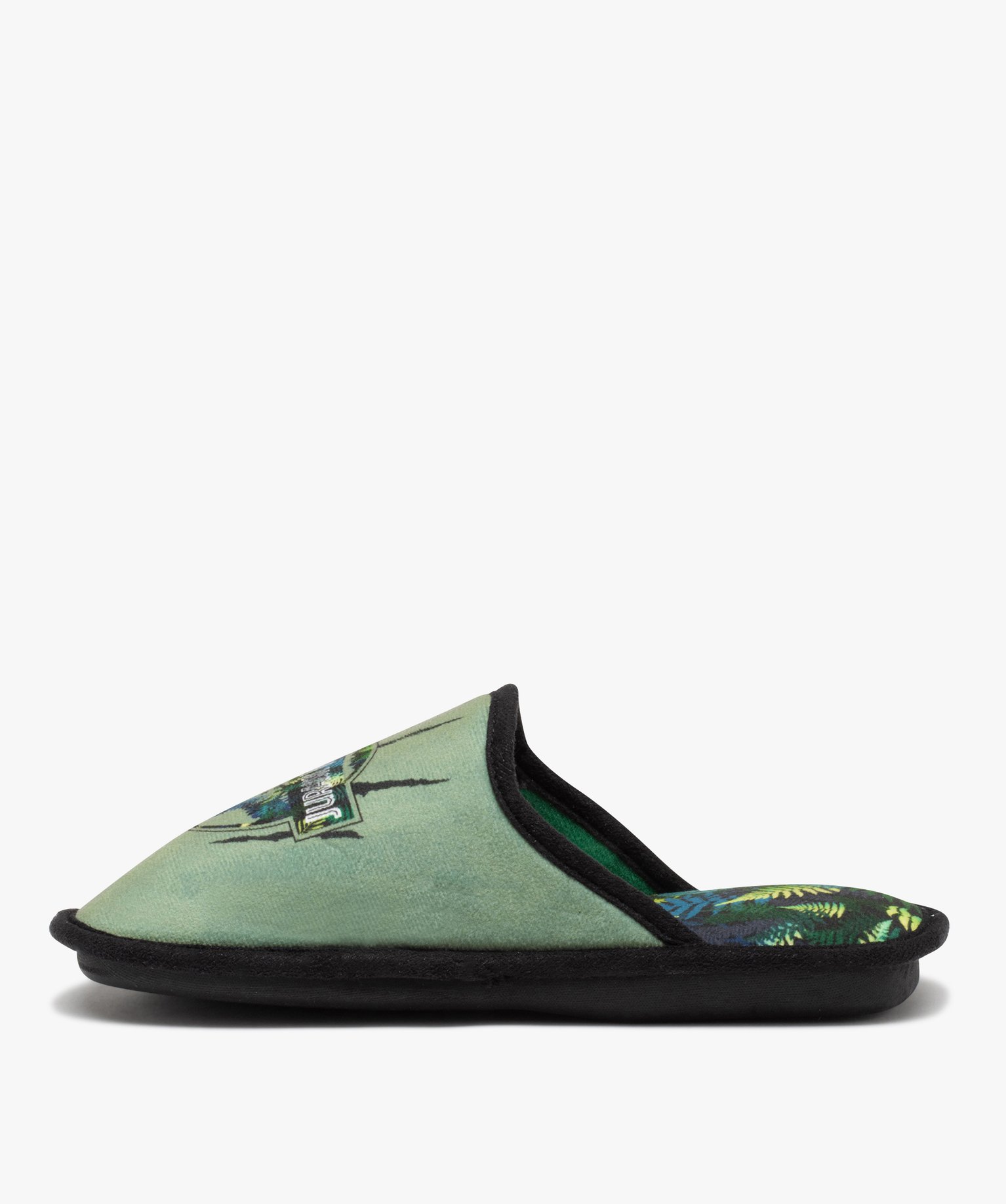 Chaussons Garçon mules imprimées – Jurassic World vert | GEMO