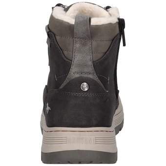Mustang Schnür Boots in grau