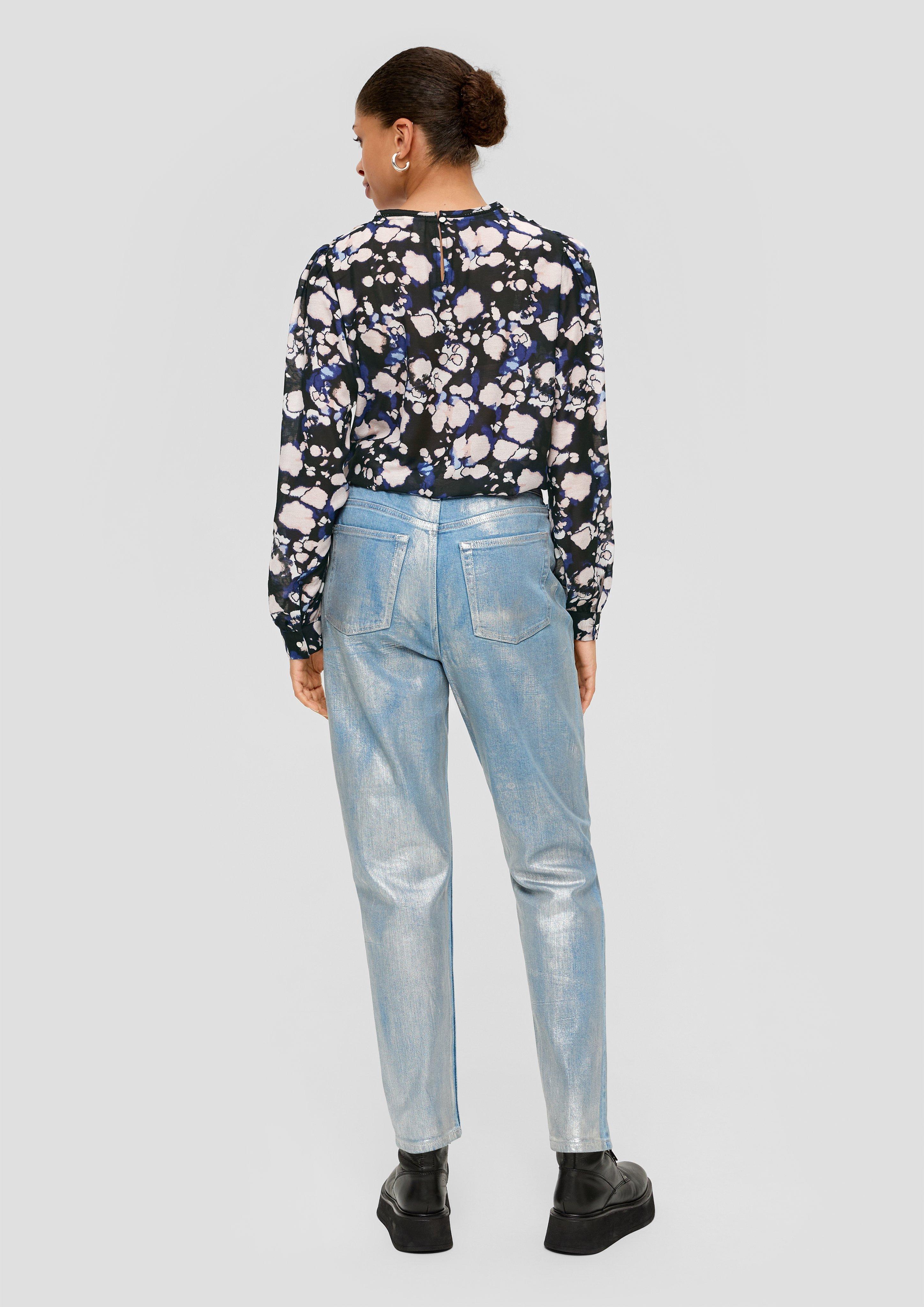 Bluse mit Allover-Muster  2137457-99A0