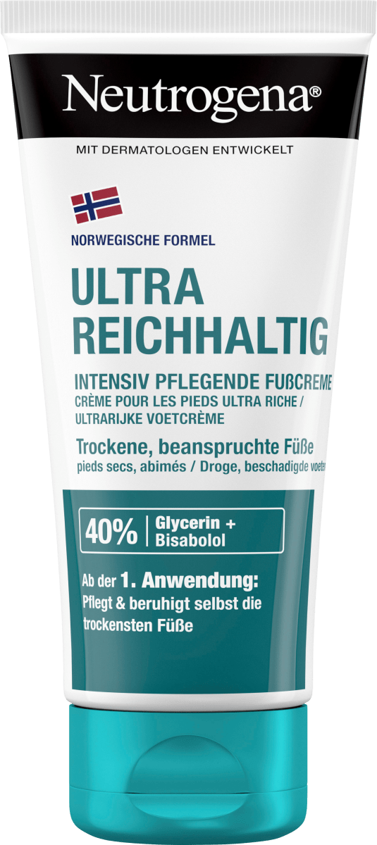 Fußcreme Trockene Haut, Norwegische Formel, 100 ml