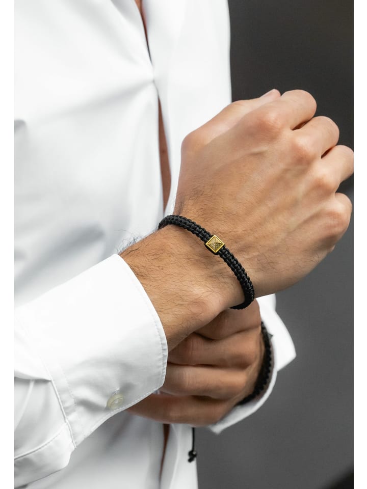 GT COLLECTION Armband Pyramid in black/gold günstig kaufen onesize