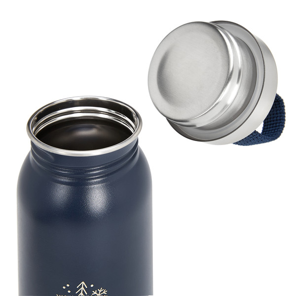KLUNKEN BOTTLE 0.7 L WINTER ROYAL BLUE - Trinkflasche