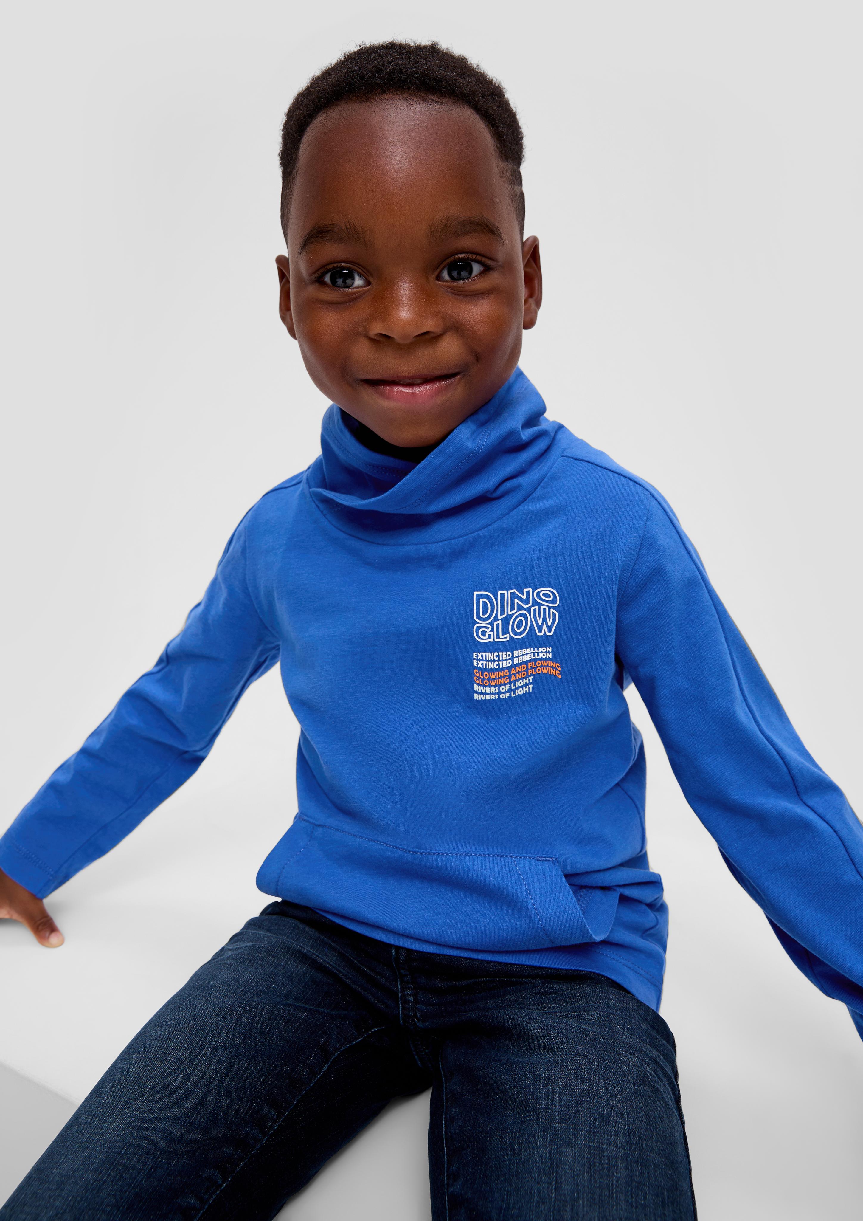 Longsleeve mit Schalkragen  2134108-5588
