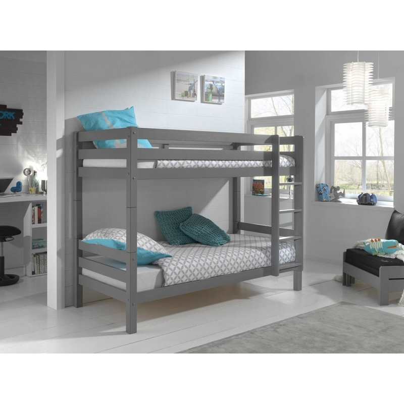 Lit superposé H161cm Pino gris