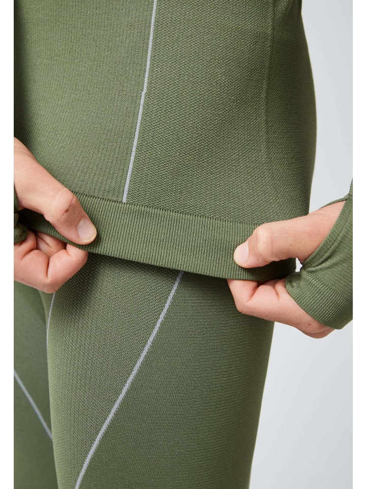 SNOCKS Thermounterwäsche mit Daumenloch 1 Set in Olive günstig kaufen