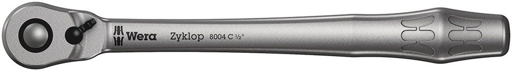 Wera 8004 C Zyklop Metal Knarre mit Umschalthebel mit 1/2