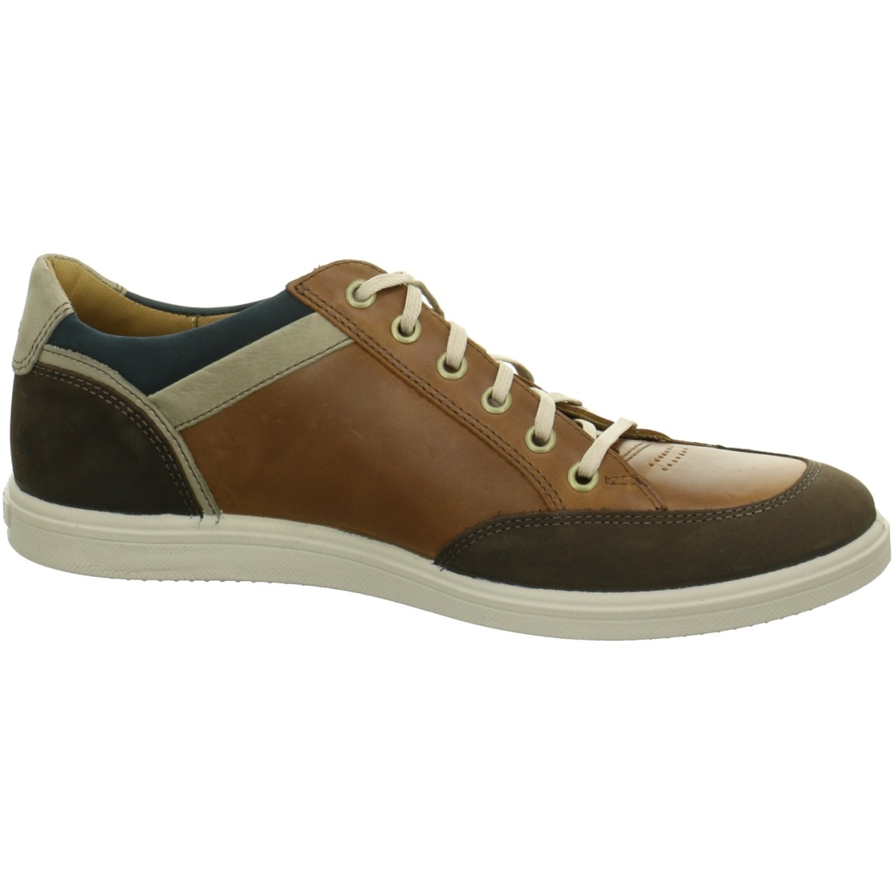 JOMOS Sneaker braun cappuccino/cognac Nubuk/Glattl