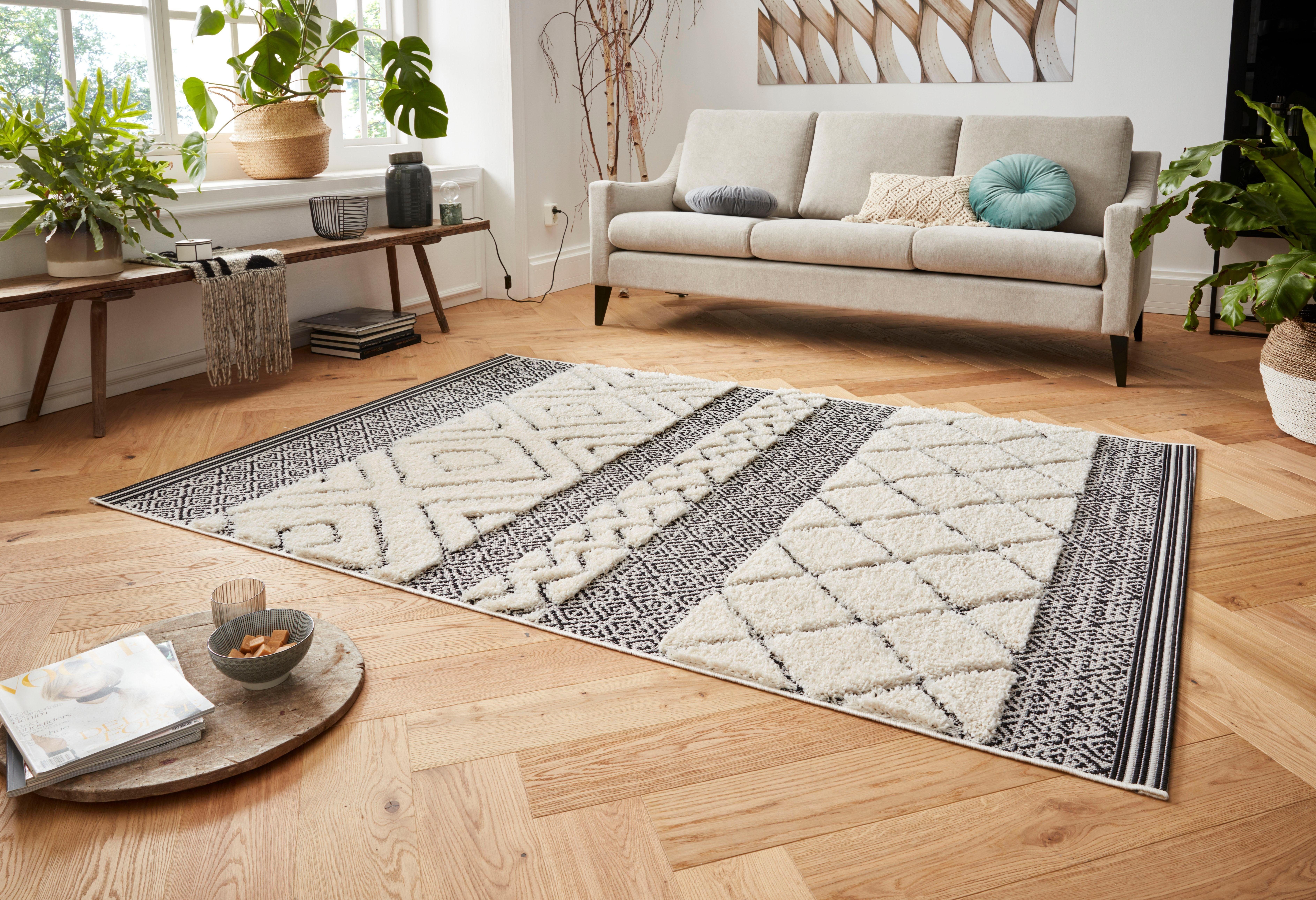 Teppich Todra, HANSE Home, rechteckig, Höhe: 22 mm, Teppichläufer, 3D Effekt, Vintage, Ethno, Schlafzimmer, Wohnzimmer