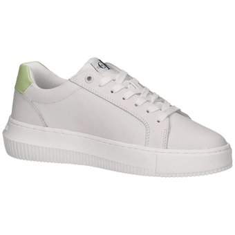 Calvin Klein Chunky Cupsole Mono Lth in weiß