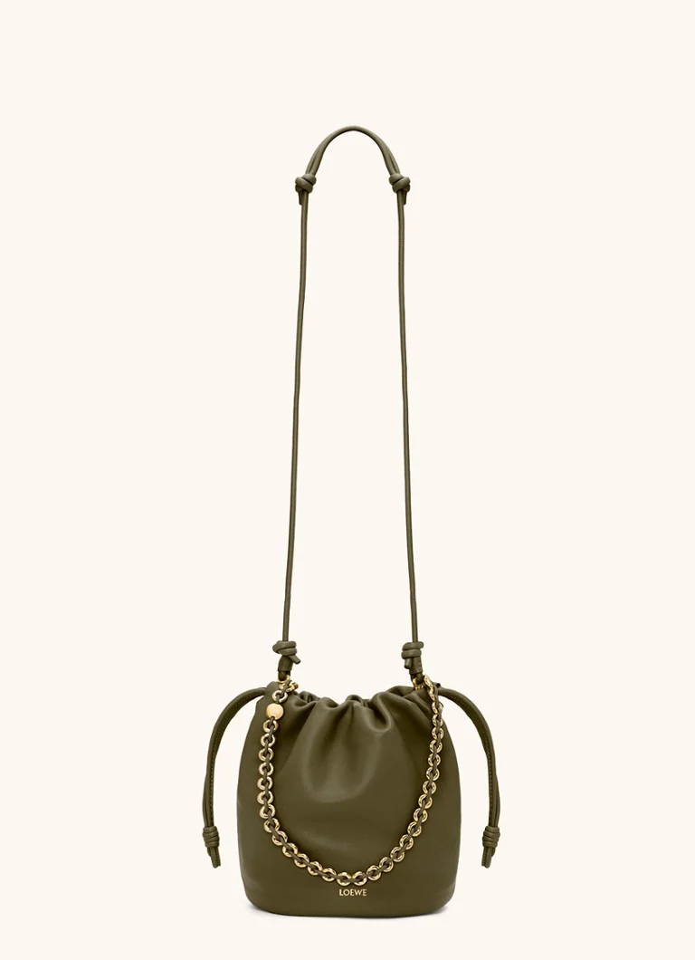 LOEWE Flamenco Purse Bucket crossbody bag made of lambskin