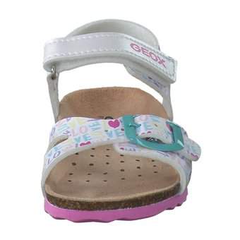Geox B Sandal Chalki Girl in weiß