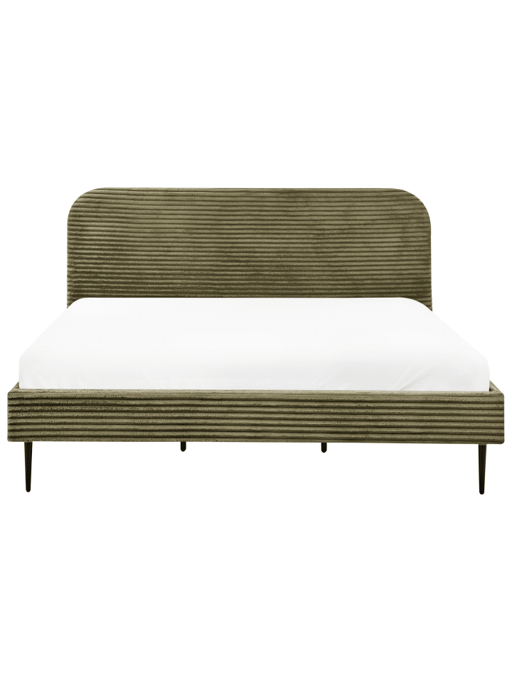 Beliani Doppelbett FLAYAT in Grün/Schwarz - (W) 193 x (H) 109 x (L) 215 cm günstig kaufen onesize