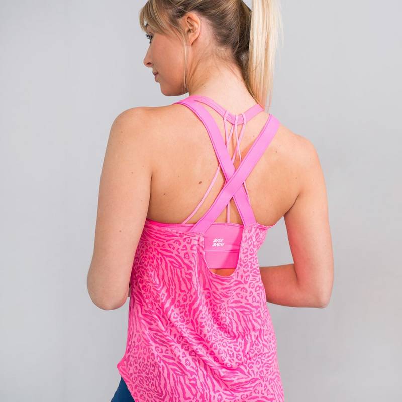 BIDI BADU Maila Burnout Tech Tank Tennisshirt Damen